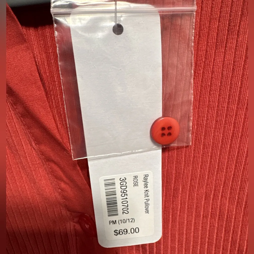 Soft Surroundings  New With Tags Raylee Knit Pullover in Rose- Petite Medium - Image 4