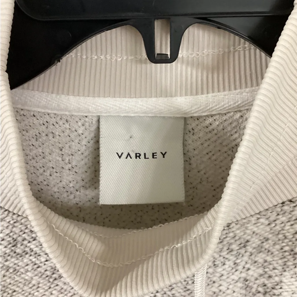 Varley  Cream Turtleneck Sweater with Drawstring - Image 2