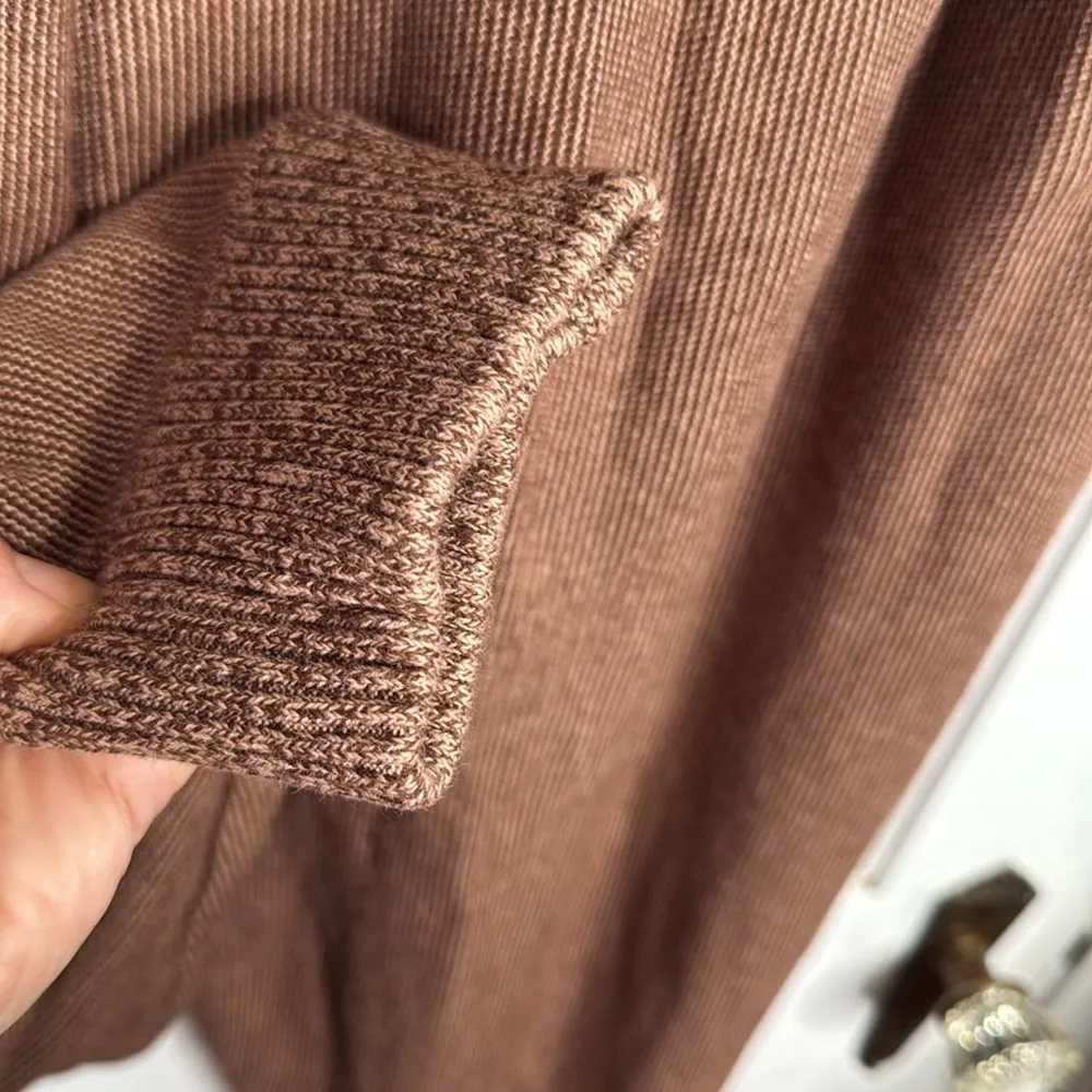 Tommy John Women’s Brown Heavyweight Marled Knit Joggers W1602 Plus Size 2XL - Image 3