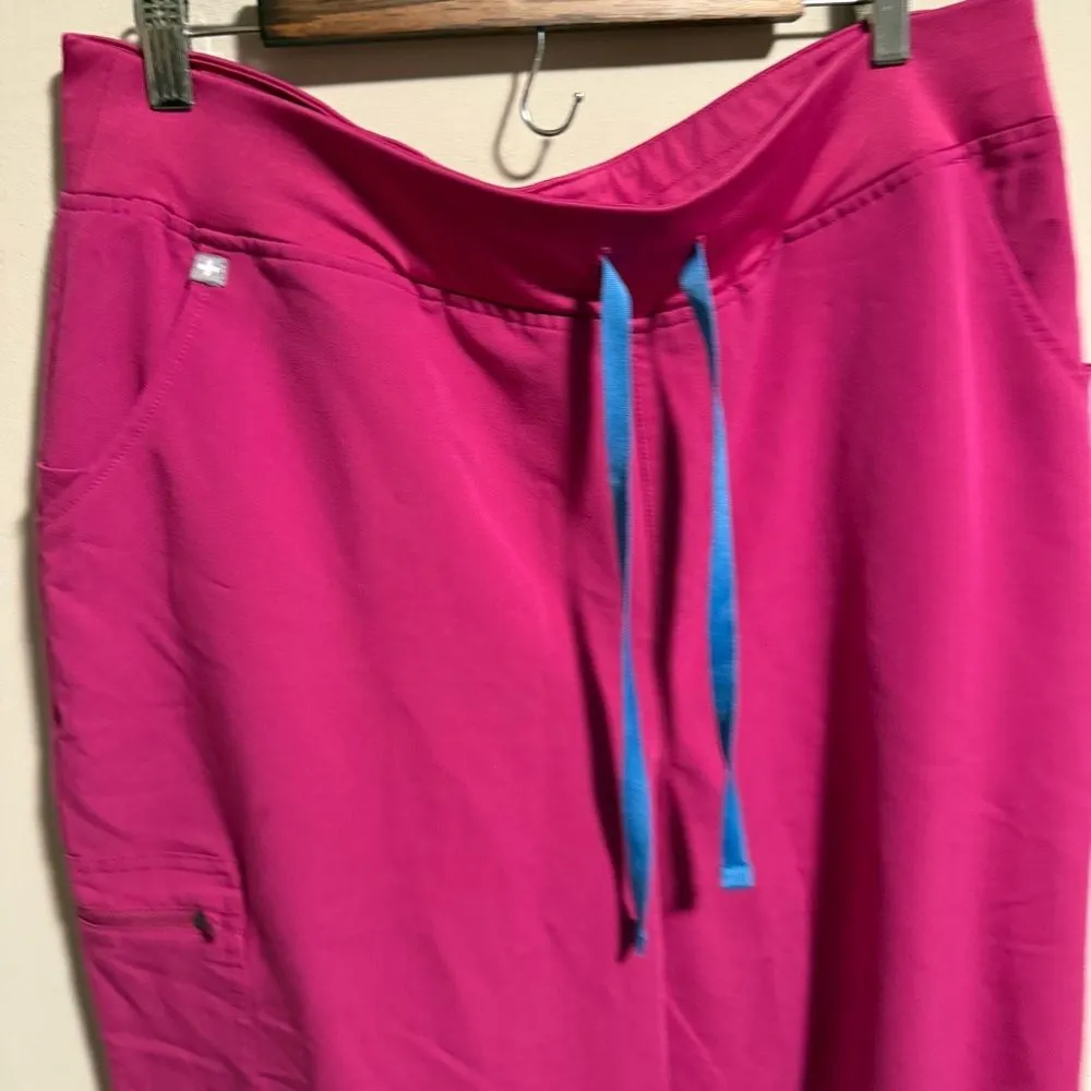 Figs Technical Collection Zamora Raspberry Sorbet Jogger Scrub Pant Size 2XL XXL - Image 4