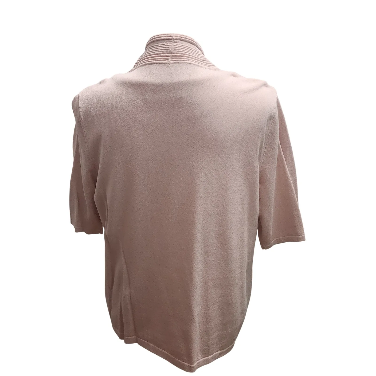 JONES NEW YORK COLLECTION Pink Knit Sweater Tank Cardigan Set Women's Size L Size L - Image 3