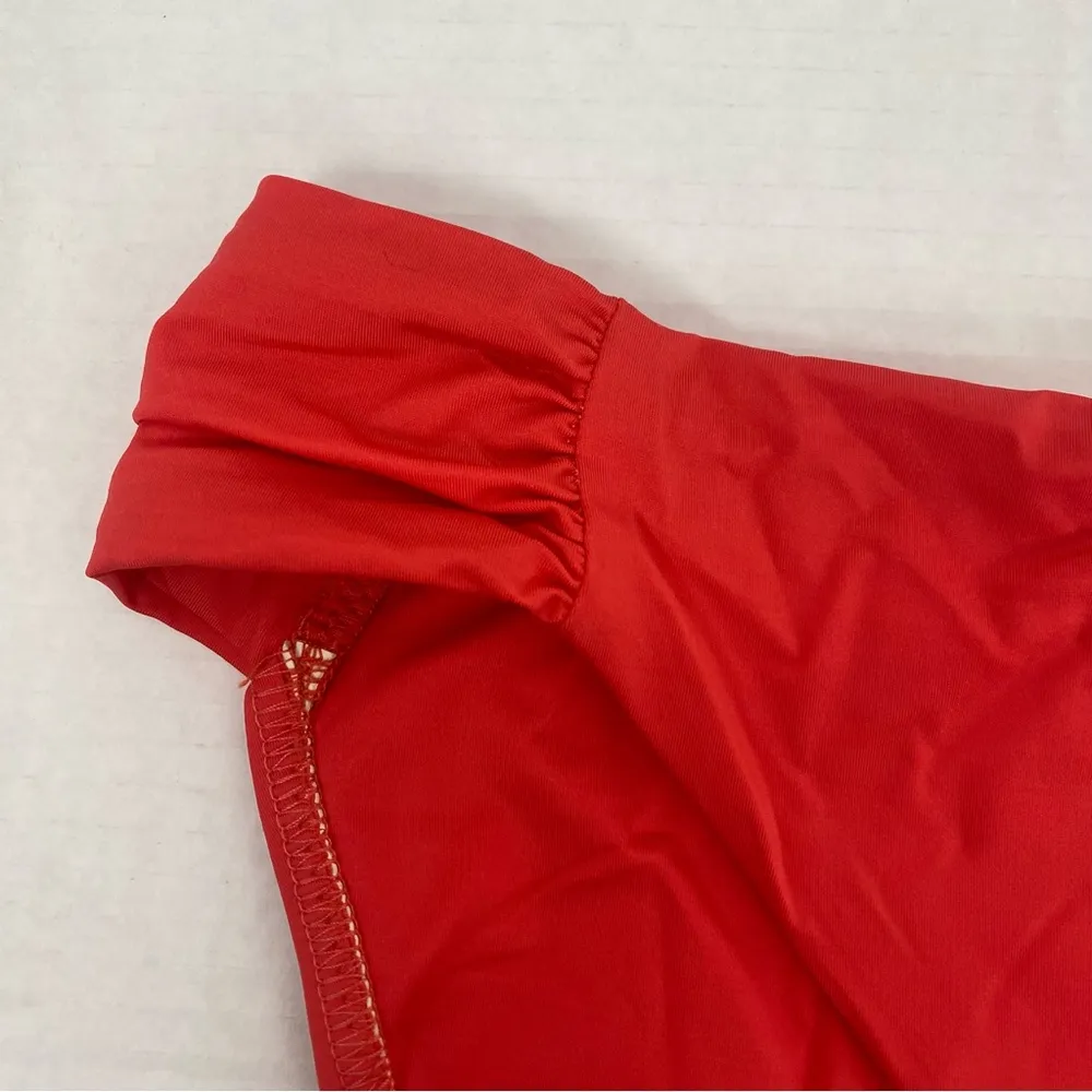 becca by rebecca virtue swimwear Bottom Red Size Large - Image 3