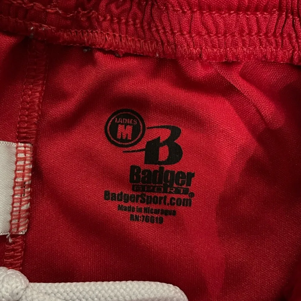 Badger Sport red athletic shorts M Size M - Image 3