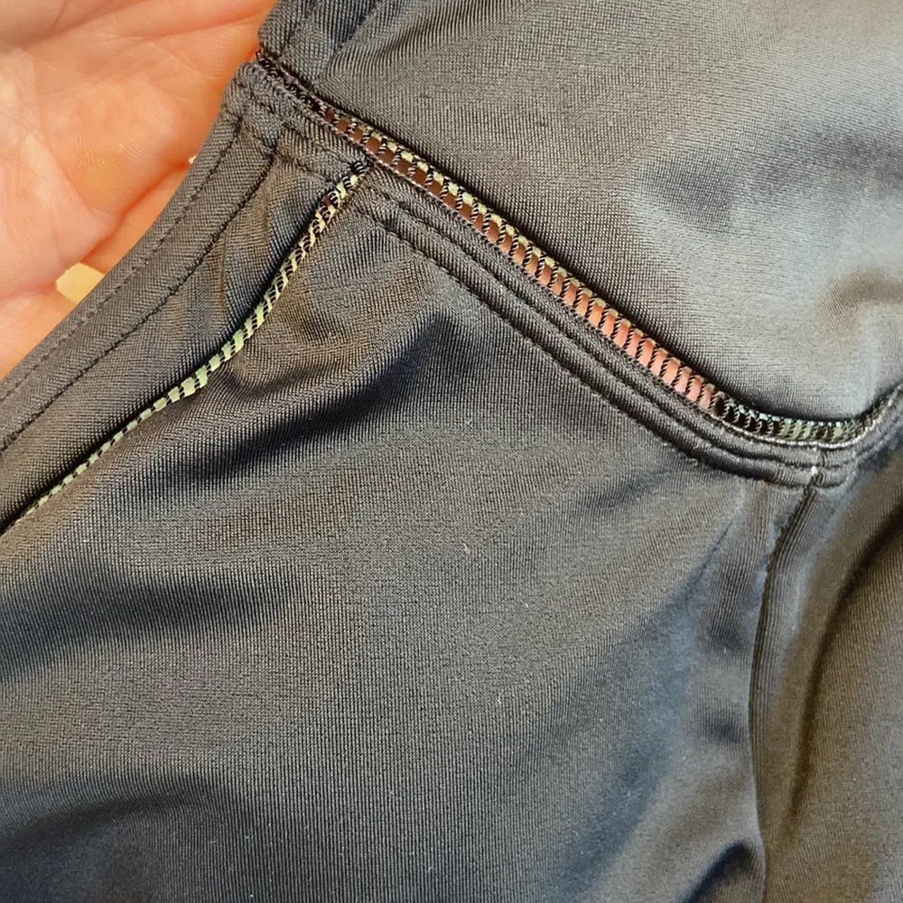 NEW!  AZRA TOP Black High Neck Halter Bikini Top XS Racerback Tassel Ties - Image 14