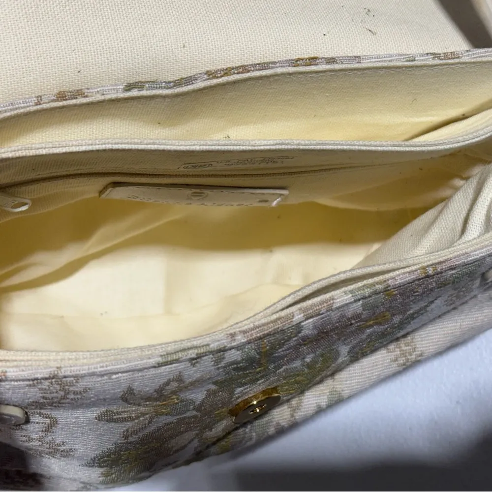 Etienne Aigner Genuine Leather Trim Multicolor Crossbody Bag Purse- New - Image 4