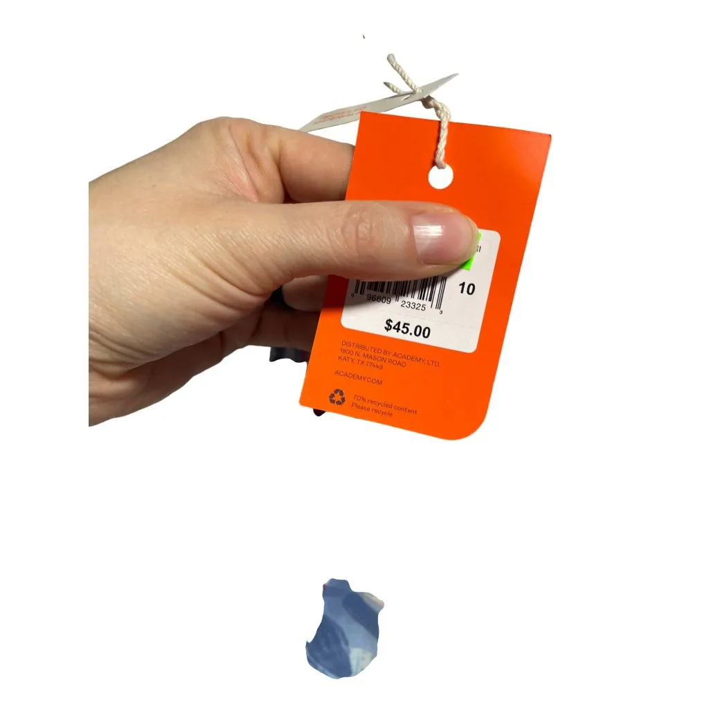 Freely Womens Tropical Print Strappy Tankini Swim Top Size 10 Multicolor Blue - Image 4