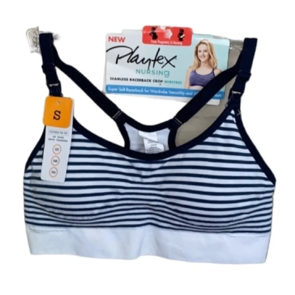 Playtex nursing bra NEW small‎ maternity striped - Image 9
