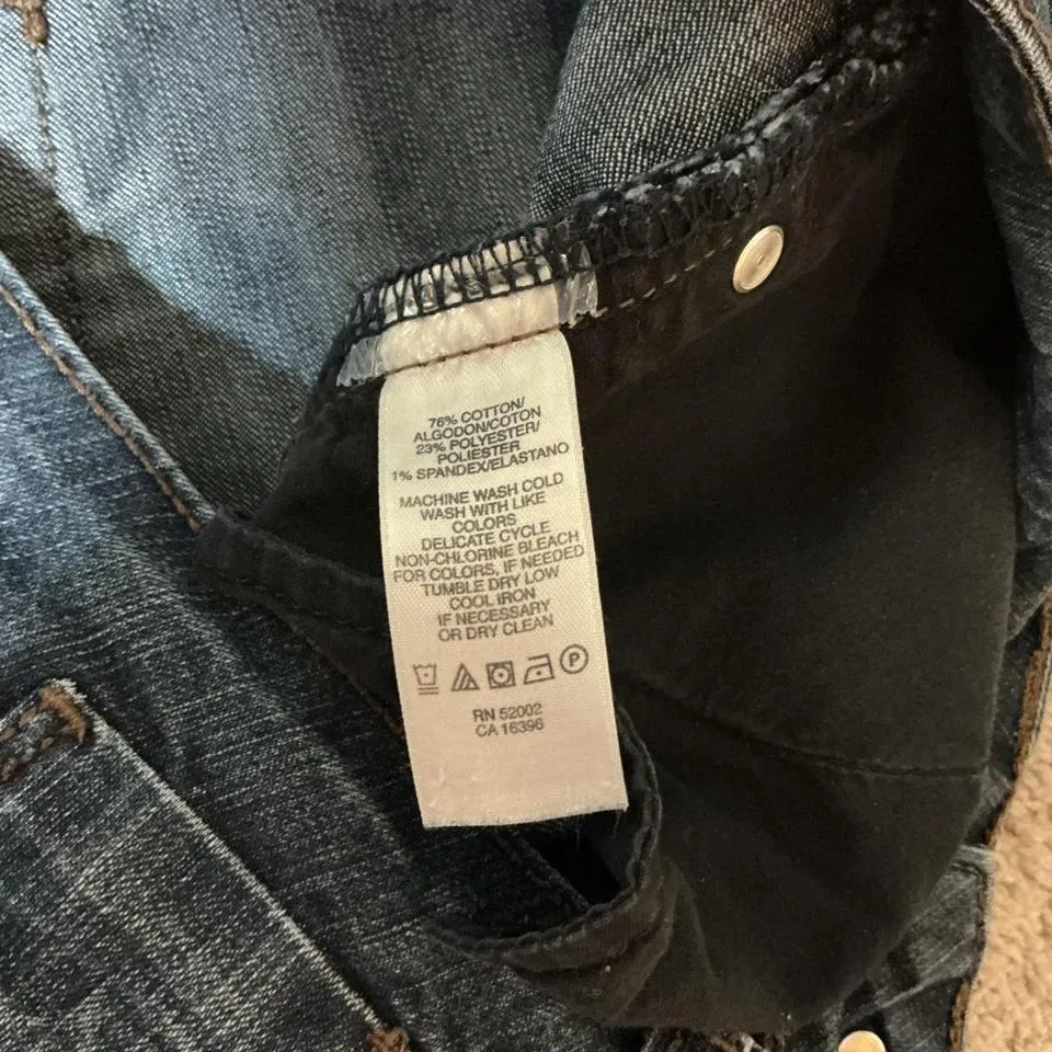 Y2K DKNY Jeans Petite Bootcut Dark Wash Denim Women Jeans Size 10P - Image 8