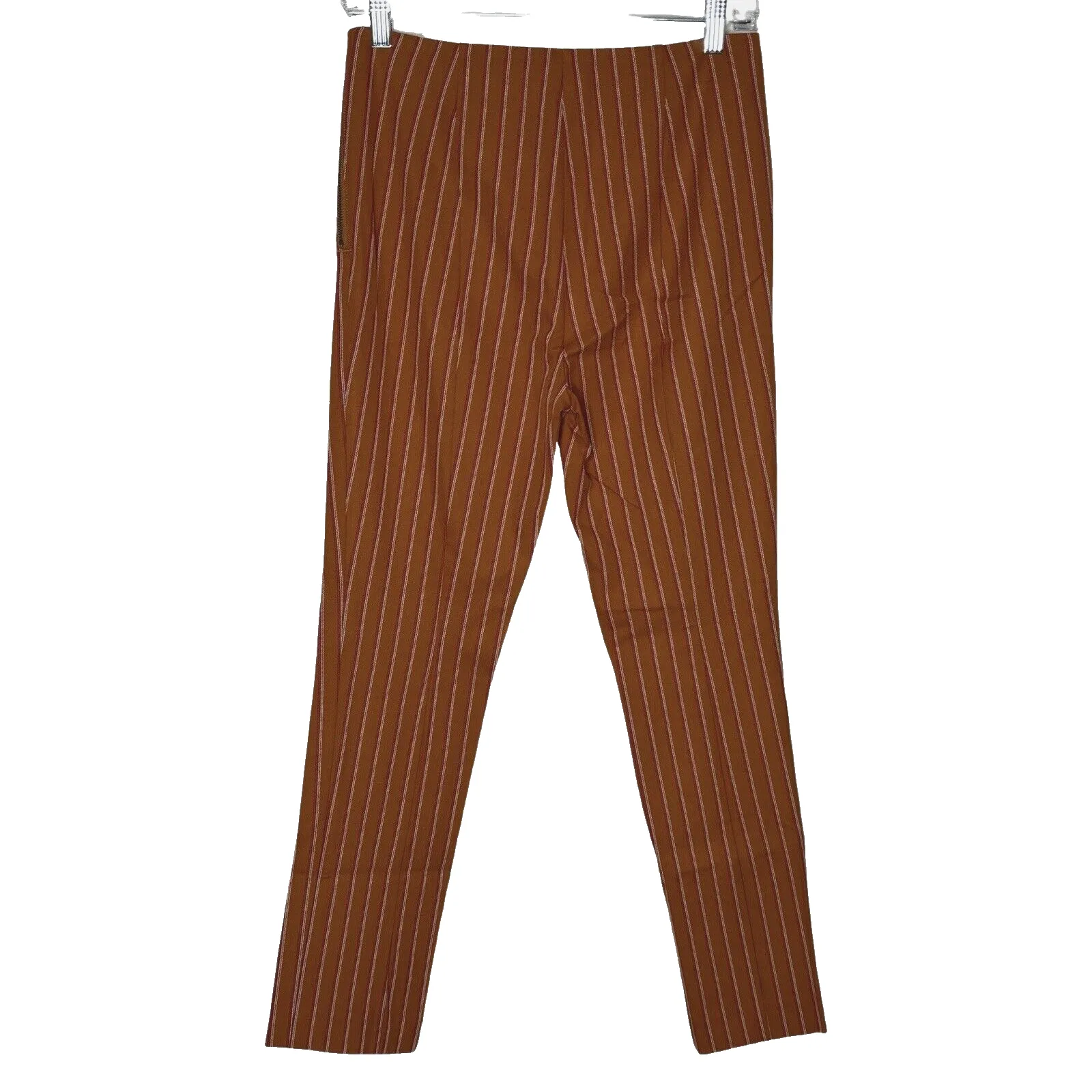 Anthropologie‎ Pants Womens 2 Burnt Orange Pink The Essential Slim Trouser Pants - Image 2