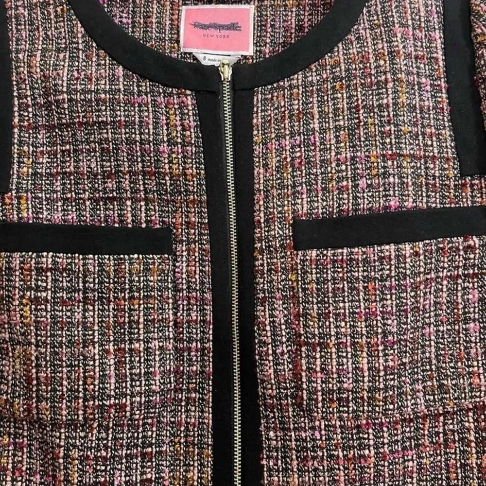 Kate Spade Puff Sleeve Tweed Blazer NWOT - Image 5