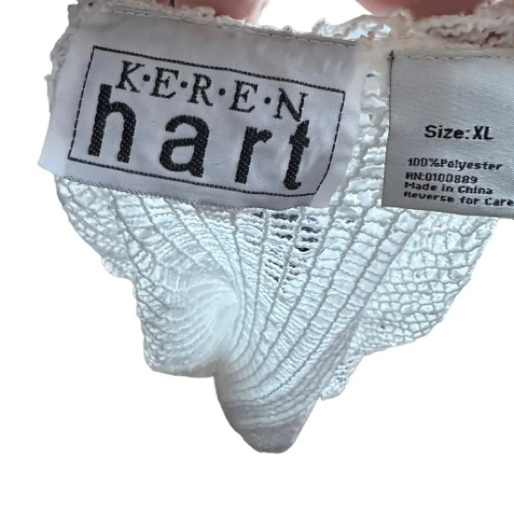 Keren Hart‎ White Vest Size XL - Image 6