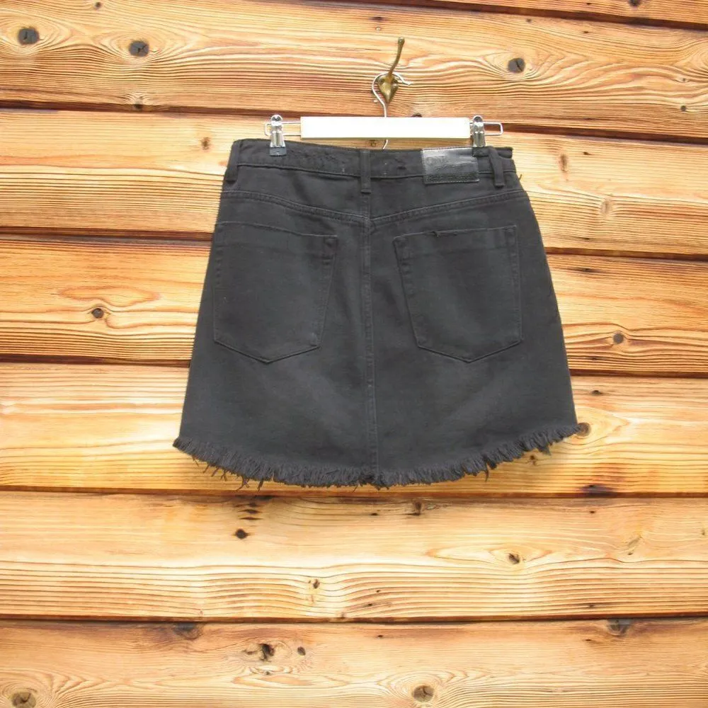 One Teaspoon 2020 Black Denim Mini Skirt - Image 8