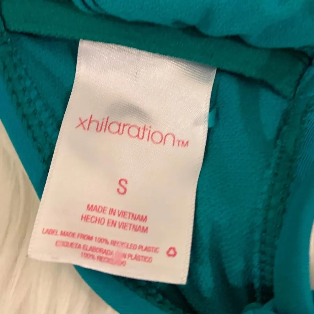 Xhilaration Green Strappy Bikini Top - Image 4