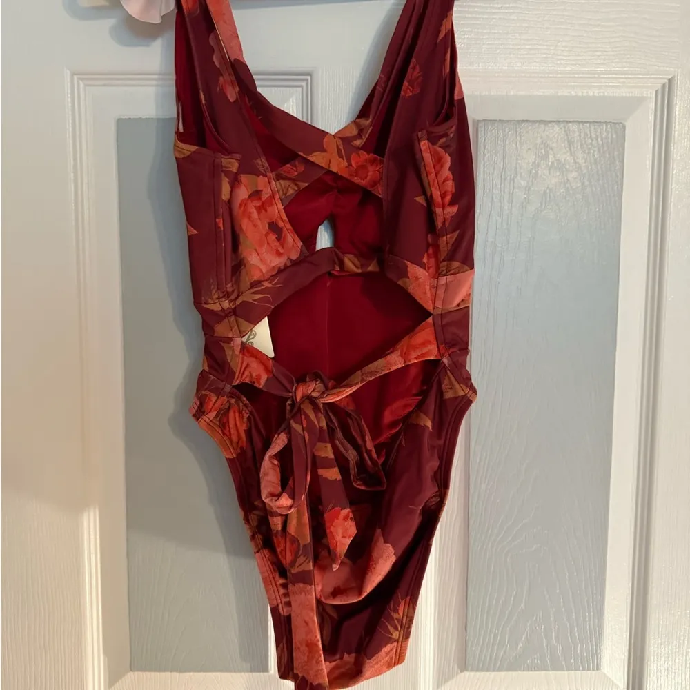 Joyfolie Taryn Red Floral Ruffle One - Image 5