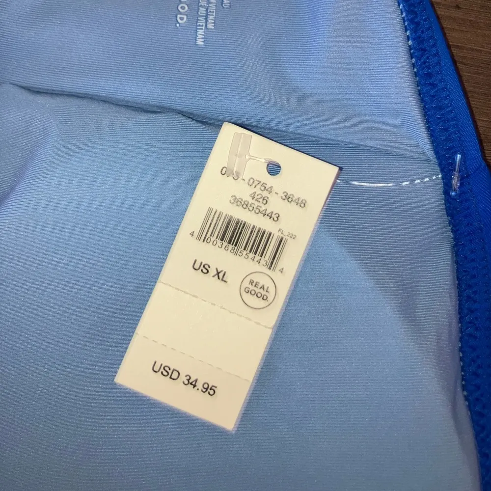 Womens blue halter style bikini swim top - Image 6