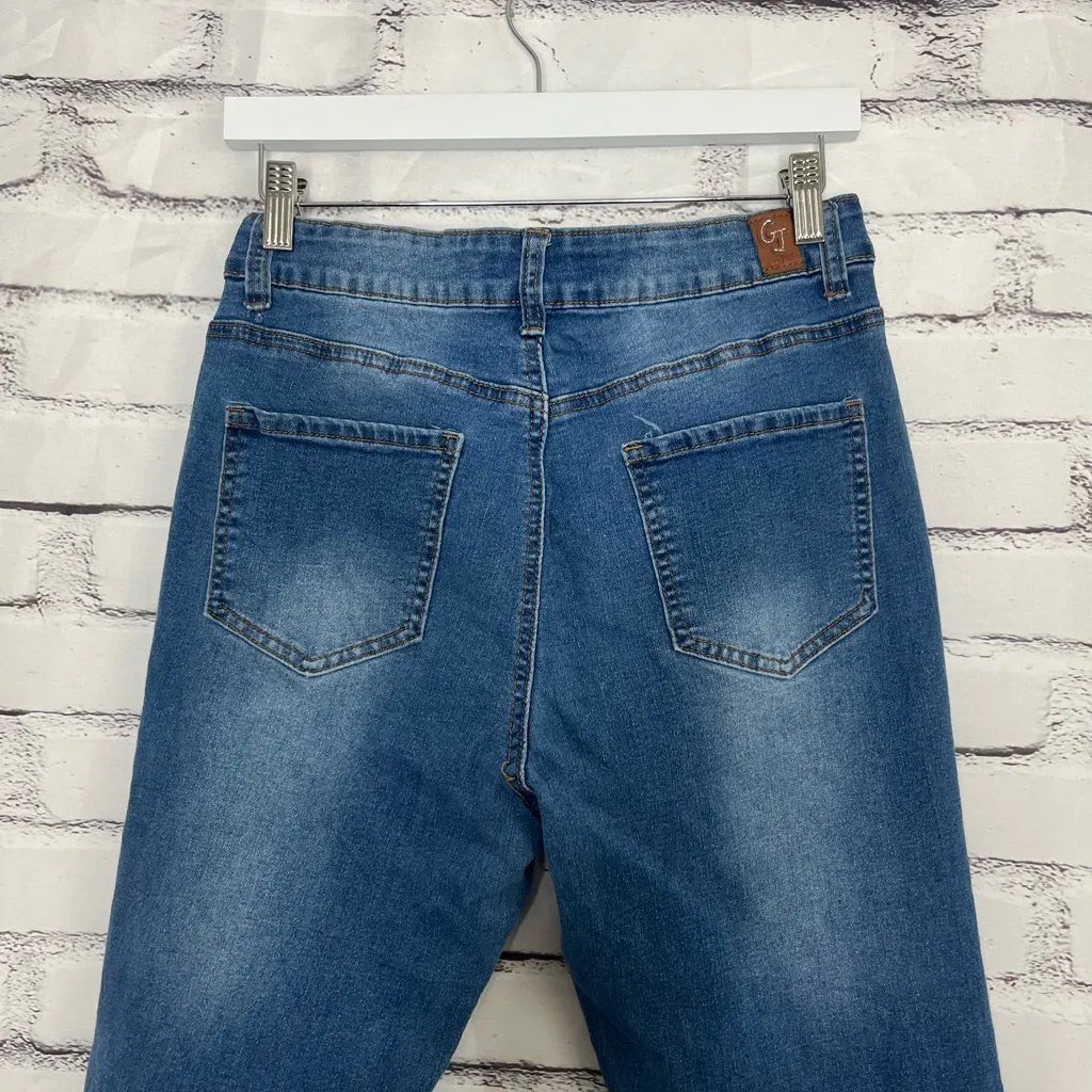 Gogo Jeans High Rise Dream Fit Distressed Skinny Light Wash Women’s 13/31 Denim Blue - Image 9