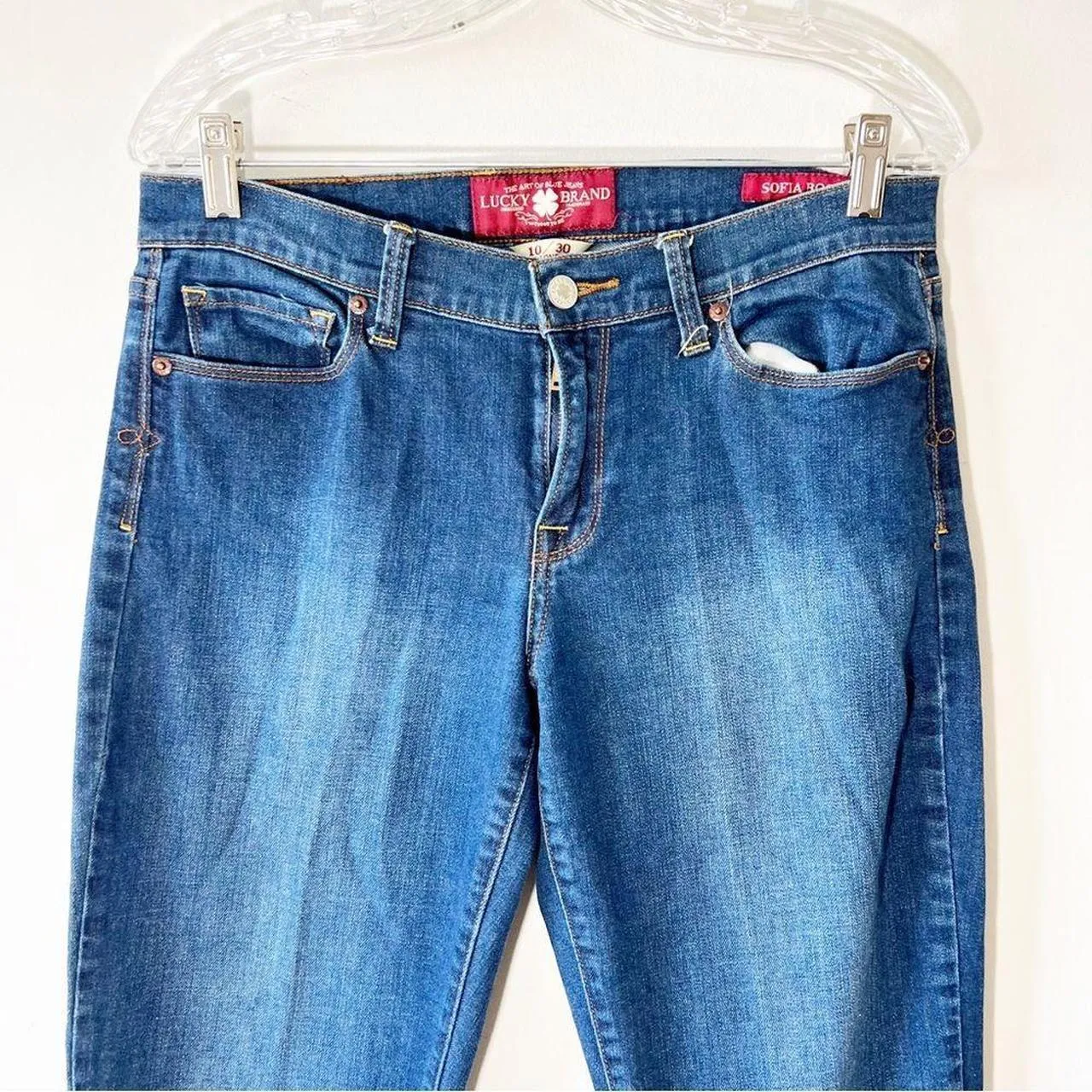 Lucky Brand  Dark Wash Sofia Boot Style Jeans - Image 5