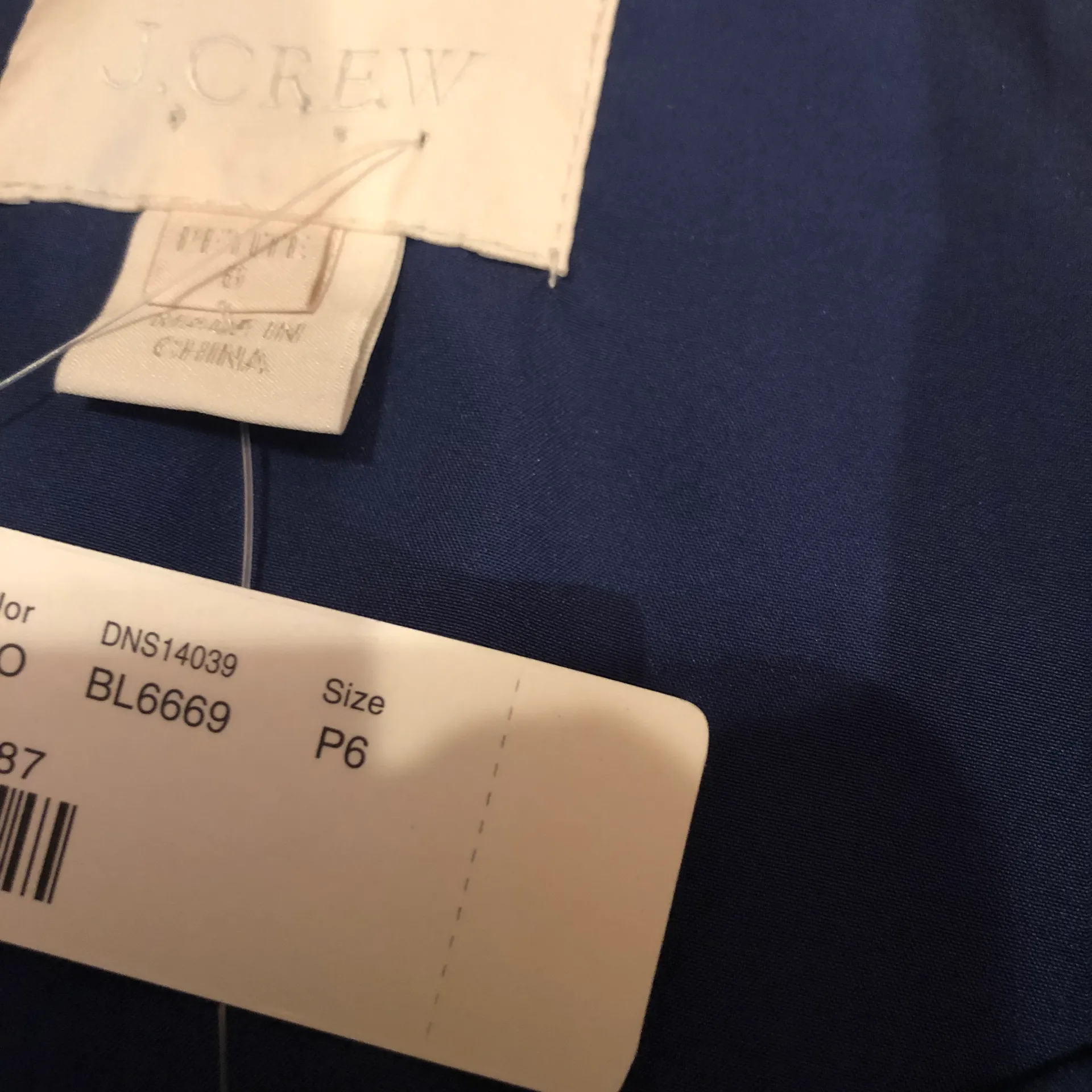 J.Crew NWT  blue dress size P6 - Image 9