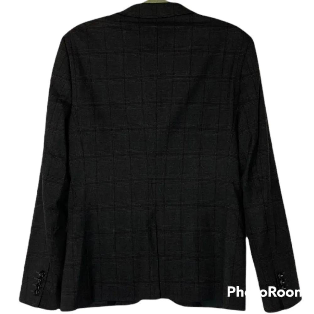 River Island  Plaid Two Button Blazer Size US 10 - Image 2