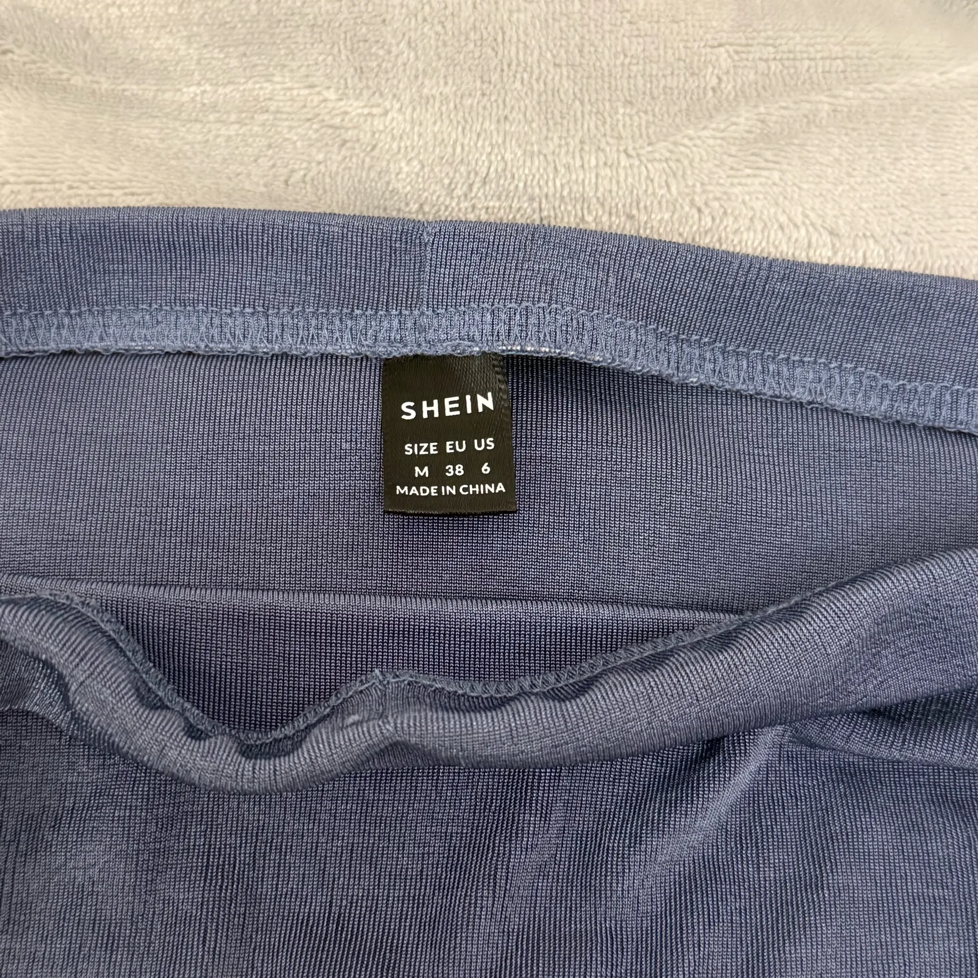 Blue Gray Matching Skirt Set Tube Top and Maxi Skirt - Image 4