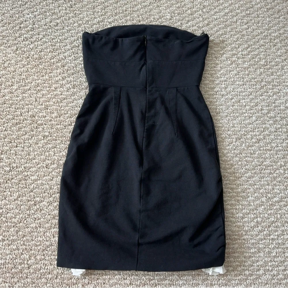 Zara Black and White Cocktail Dress - Image 9