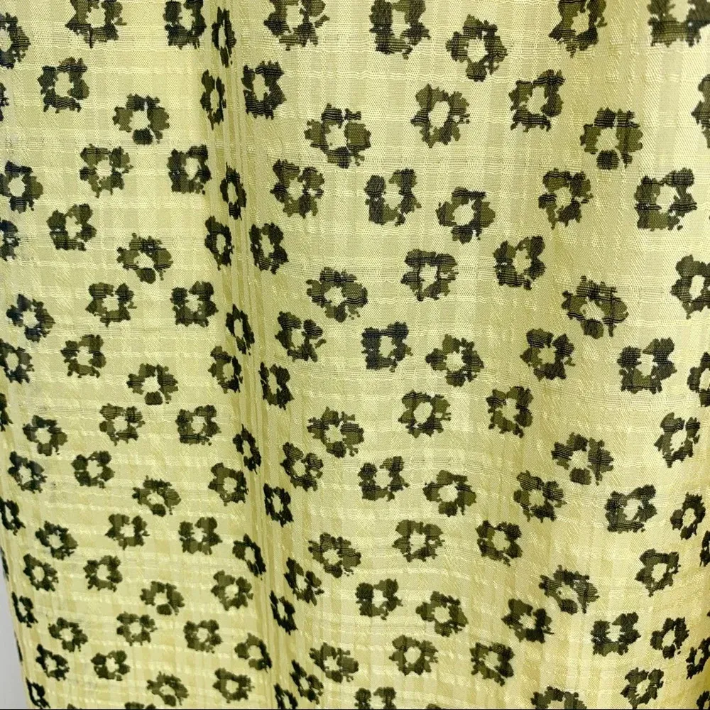 1. State Off the Shoulder Floral Print Maxi Dress Yellow Size S NWT - Image 4