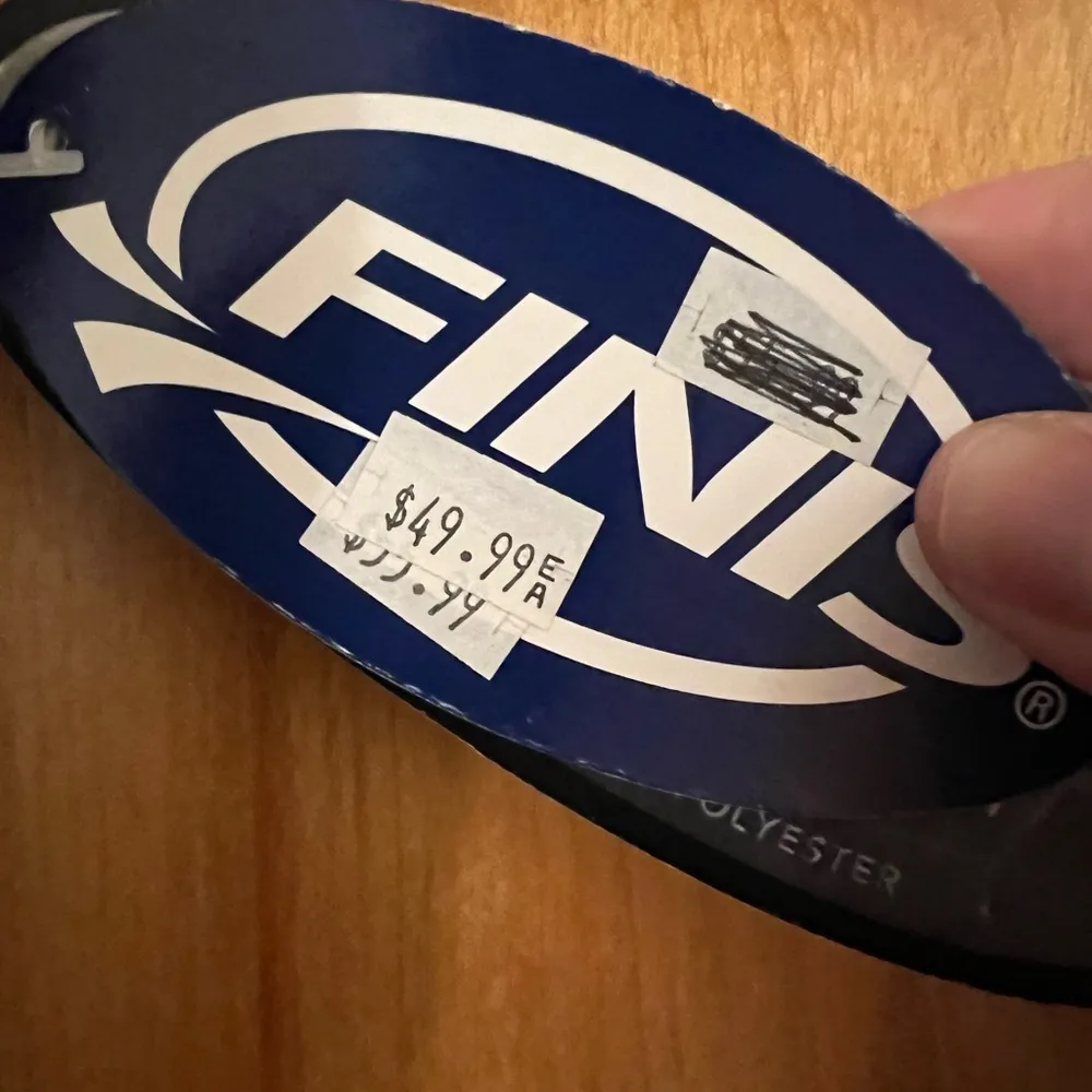 FINIS Swimsuit Red Black One Piece Swim Suit Aqua Tuff NWT Bladeback Size 26 - Image 7