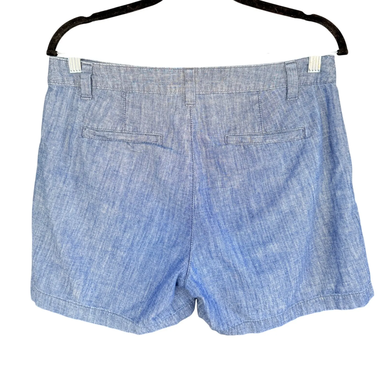 A2 A New Day Blue Denim Shorts Casual Everyday‎ Cotton Blend Size 8 - Image 5