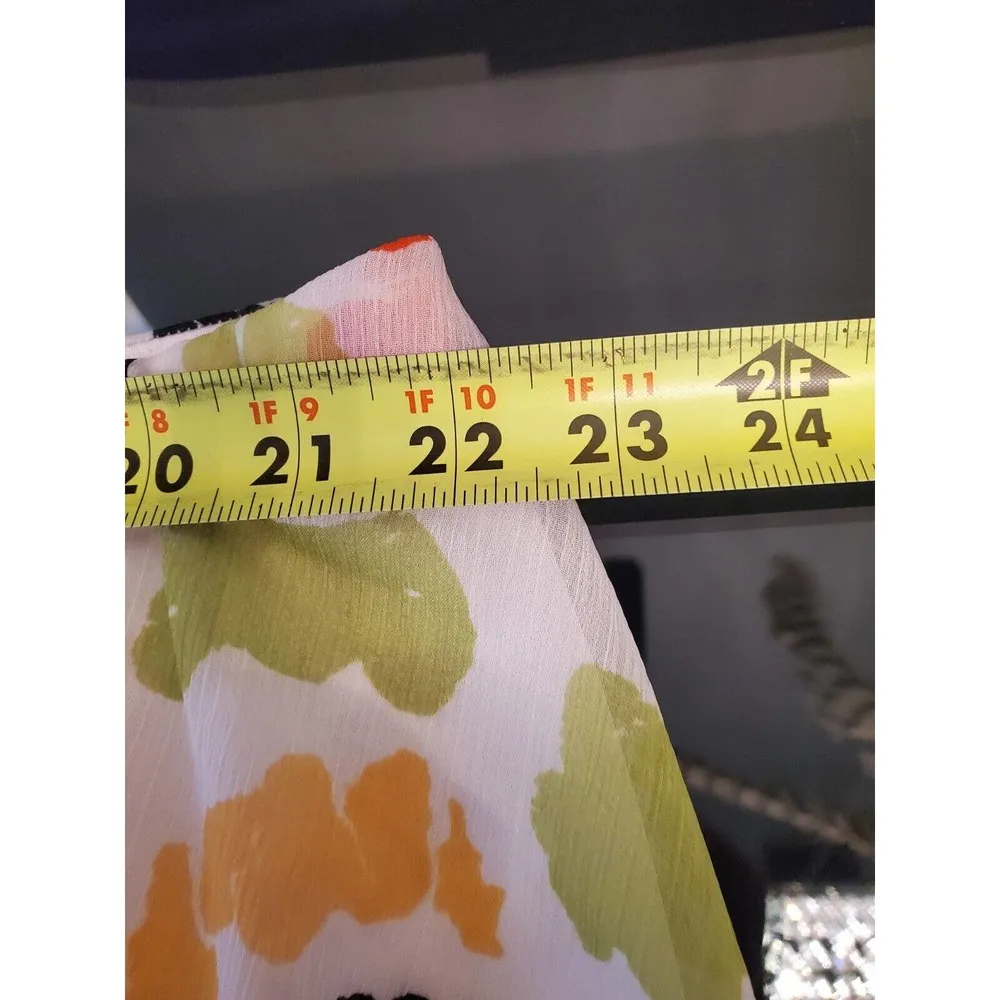 Cato Women's Multicolor 100% Polyester Straight Casual Knee Length Skirt 26/28W - Image 9