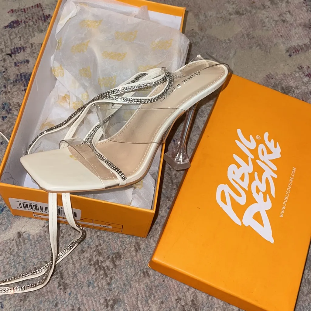 MOVING SALE NIB Public Desire Kim rhinestone heel - Image 8