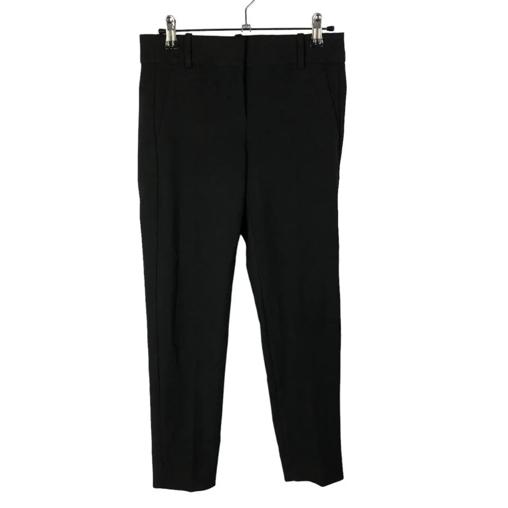 J. Crew Petite Cameron Black Flat Front Dress Pants 0P - Image 2