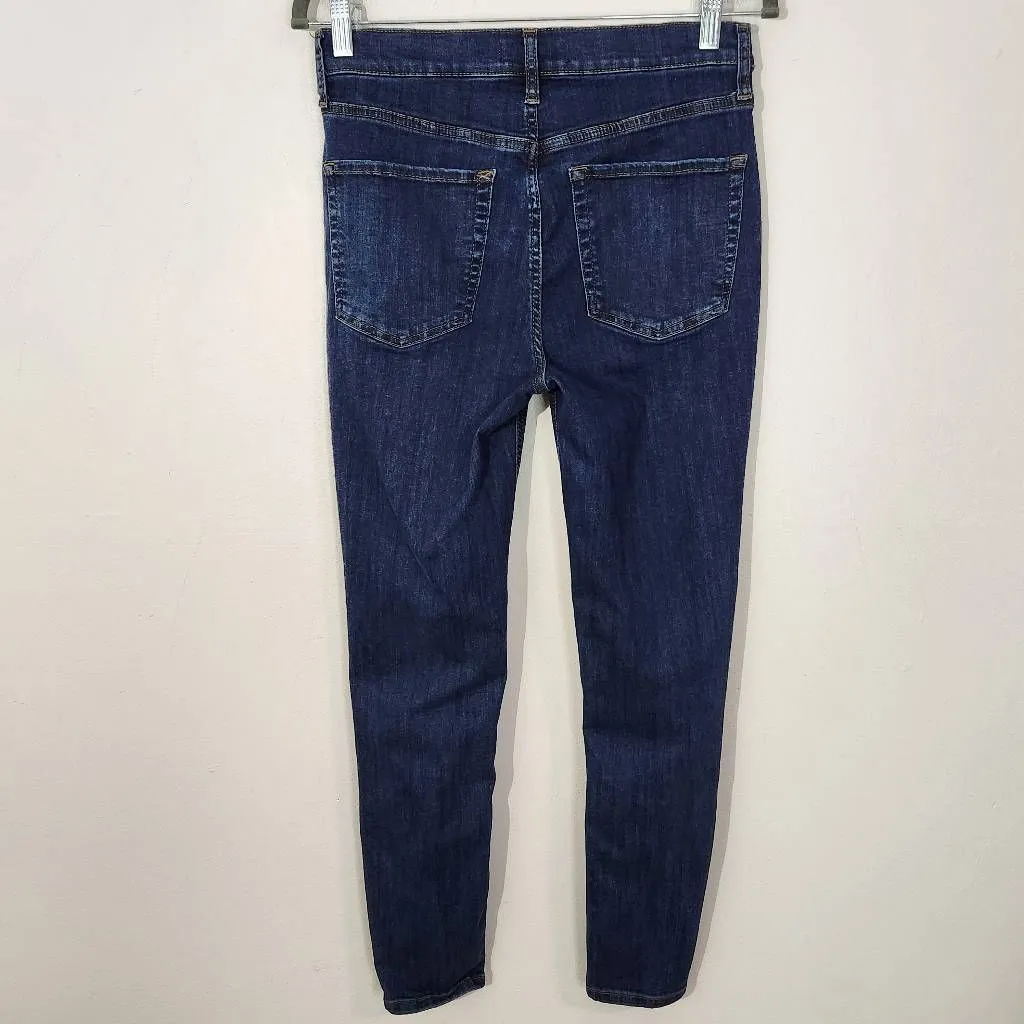 Free People Distressed Skinny Jeans Size 29 Free People High Rise Jeans - Image 4