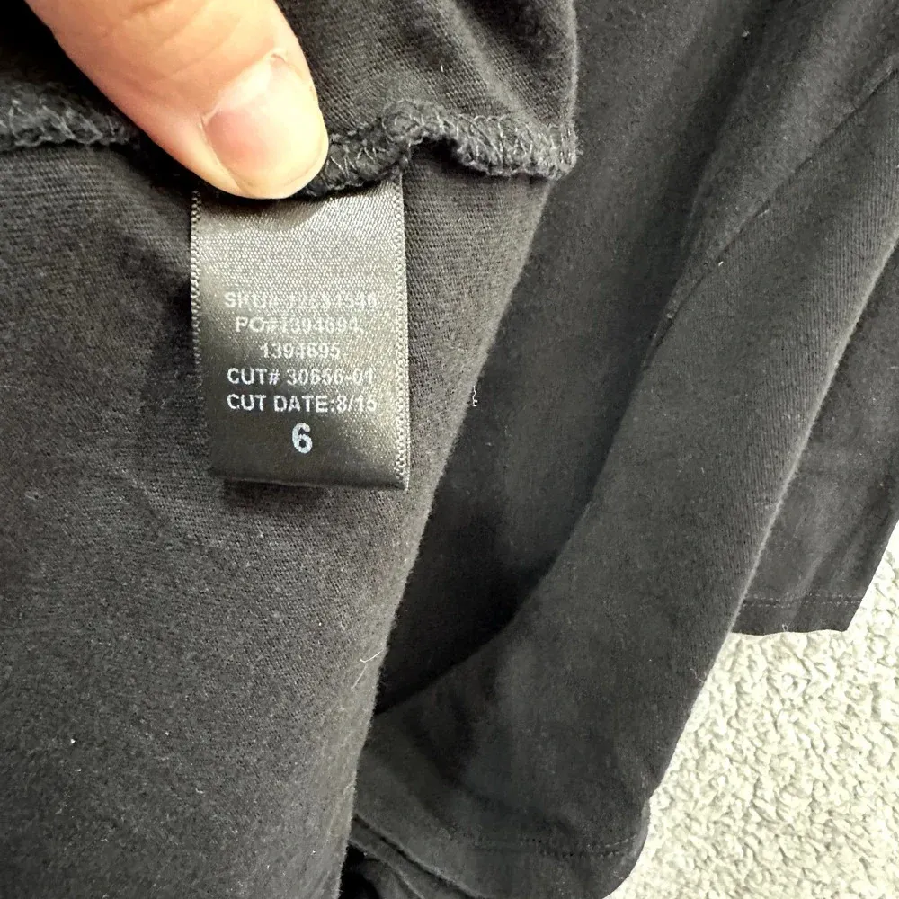 Torrid Shirt Womens 6 Black‎ Skull Christmas Lights Graphic Short Sleeve Goth - Image 5