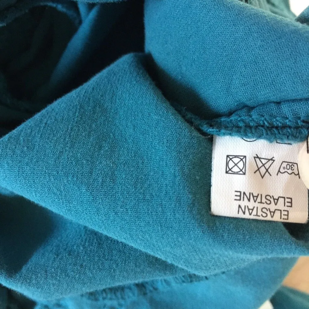 AG Adriano Goldschmied Corduroy Pants Teal 124 Skinny Boho‎ - Image 6