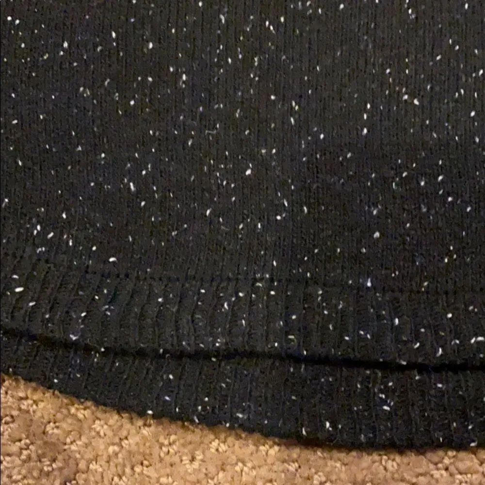 Sweet Romeo Black with White Crewneck Sweater - Image 3