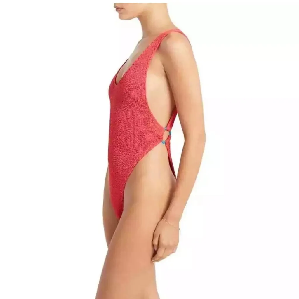 BOND EYE RING ALICIA ONE PIECE in guava Eco, BRAND NEW, $200 Pink Size undefined - Image 4