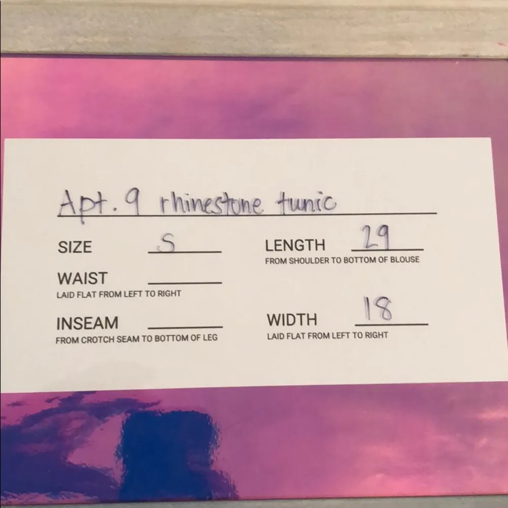 Apt. 9 tunic with embellished neckline - Image 5