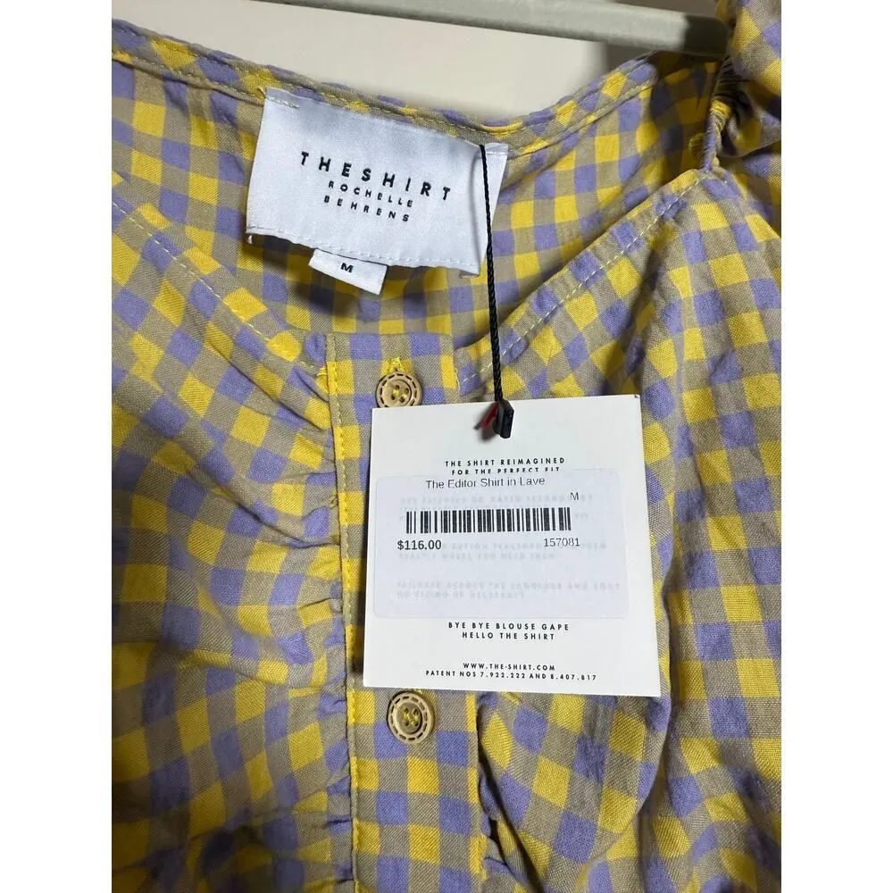 NWT Tuckernuck The Shirt by Rochelle Behrens Editor Shirt – Lave Print, Size M - Image 3