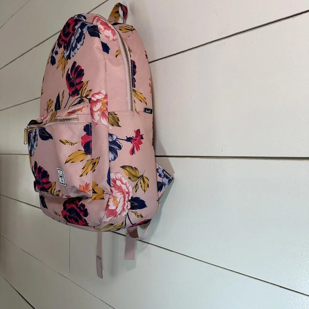 Herschel Supply Co Settlement Backpack w/ 15" Laptop Sleeve Winter Flora Pink - Image 4