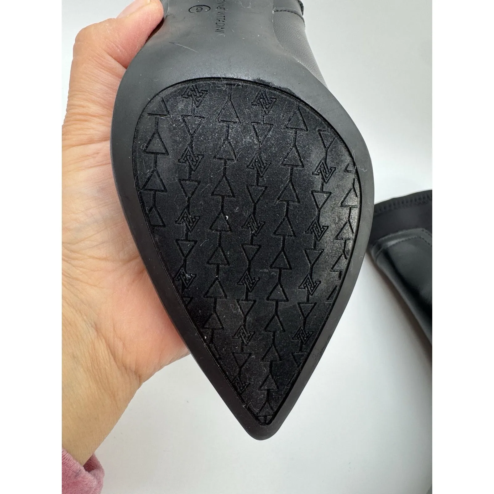 Adrienne Vittadini NETTA ankle boots / booties . Black leather. Size 6 M 4” Heel - Image 11