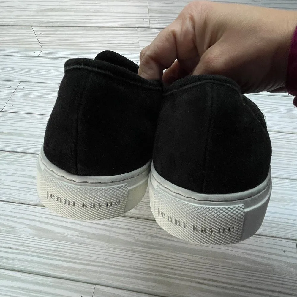 Jenni Kayne Women's Lounger Slip On Suede Leather Black Sneakers Size 40 - Image 5