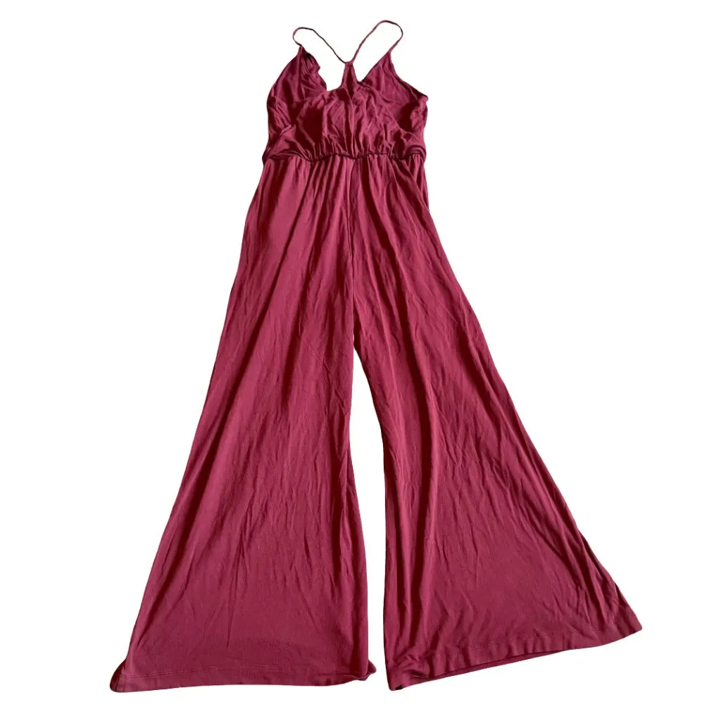 Moulinette Soeurs Willa Tie-Waist Cropped Jumpsuit Stretch Size X Small Women's - Image 3