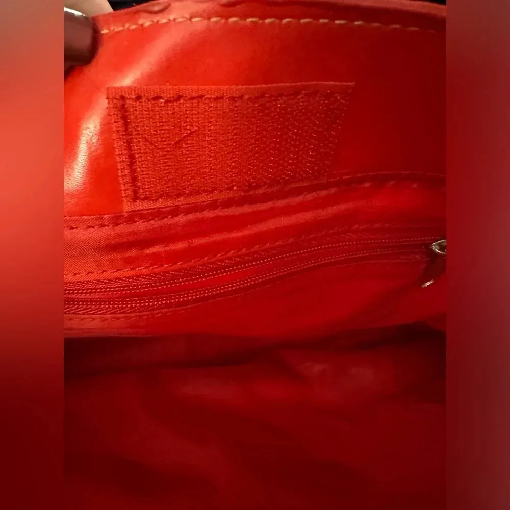 Vintage Disney Mickey & Minnie Aloha Small Red Tote Bag - Image 9