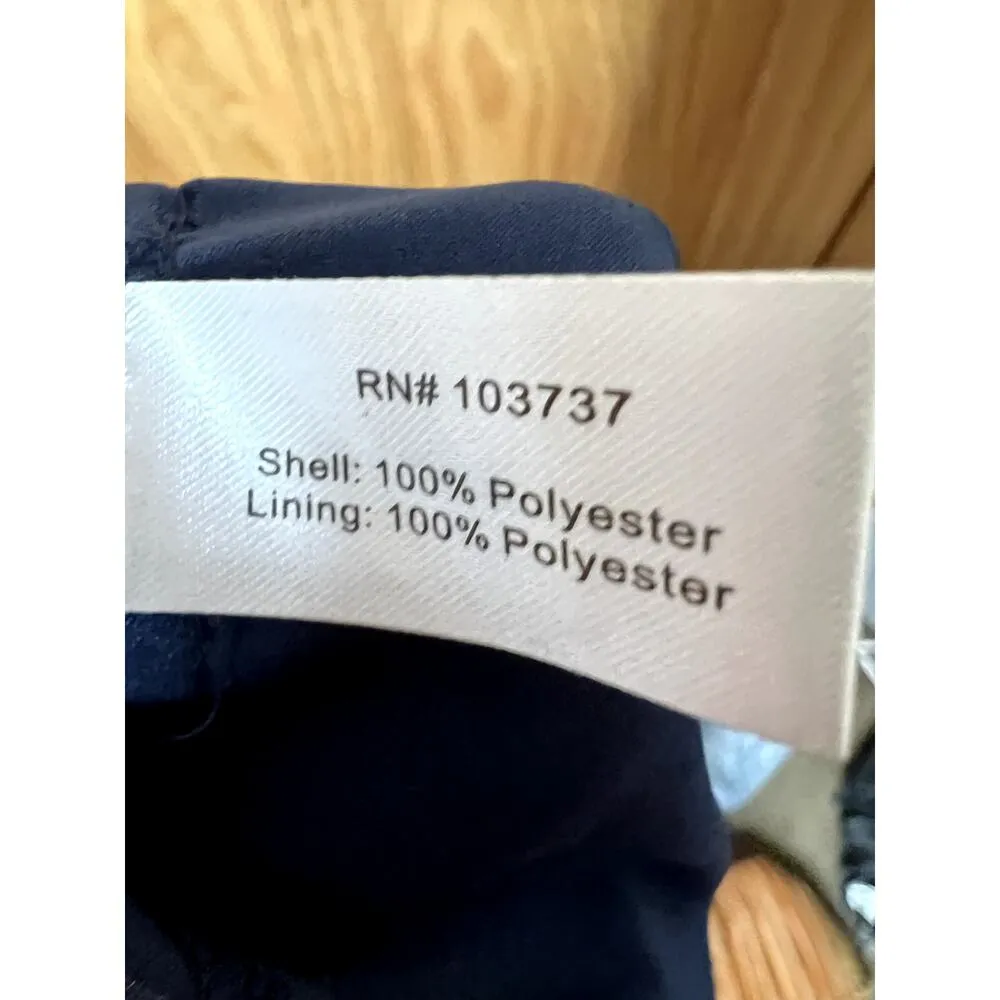 Boston Proper womens size 6 skirt Aquatic Ikat Maxi blue/white lined formal - Image 9