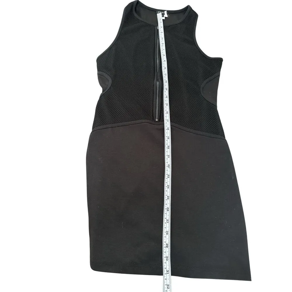 Nikibiki Fishnet Contrast Dress M/ Black - Image 3