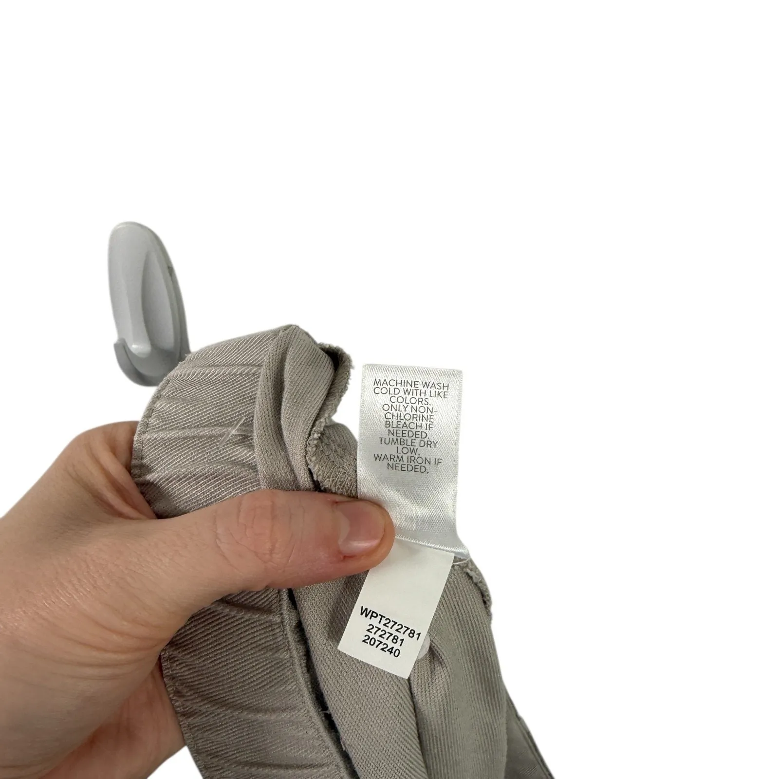 J Jill Pure Jill Seamed Wide Leg Pull On Pants Pumice Khaki Tencel Women Plus 2x - Image 7