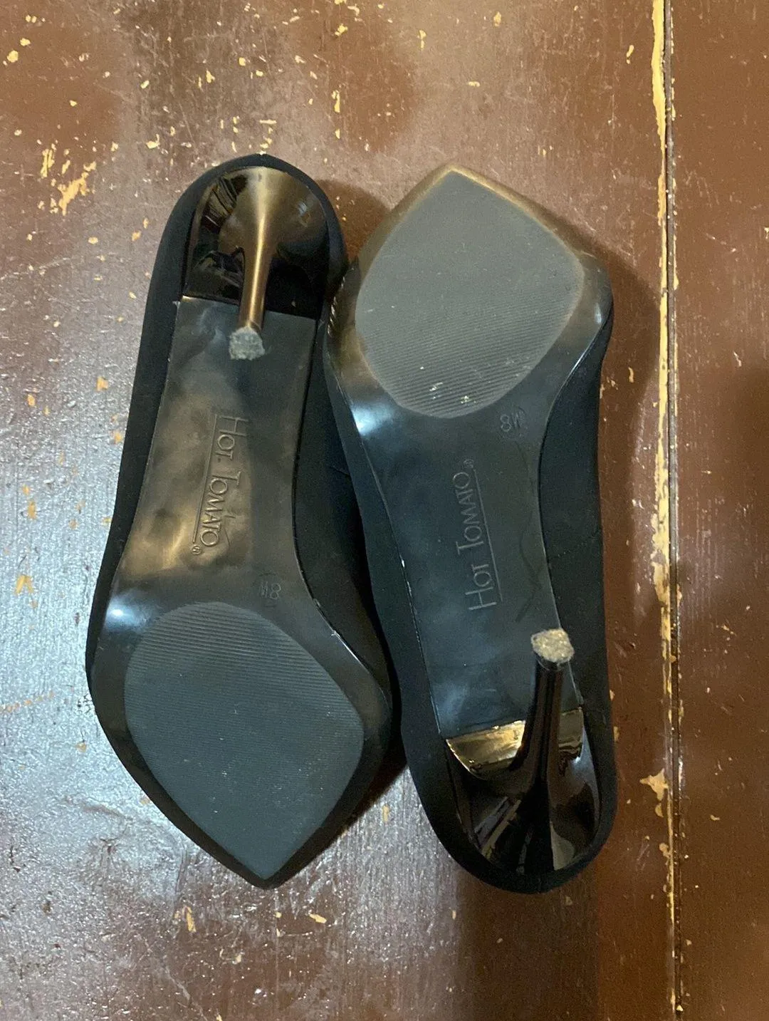 Suede Black Heels  - Image 3