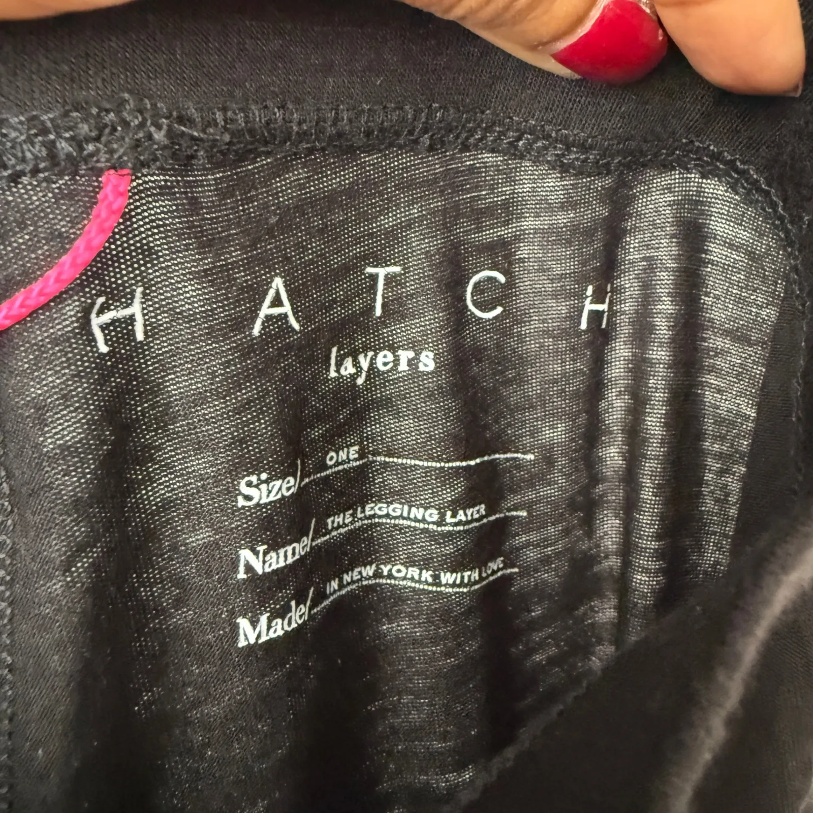 HATCH Layers The Legging Layer Black One Size Made in NY - Image 6