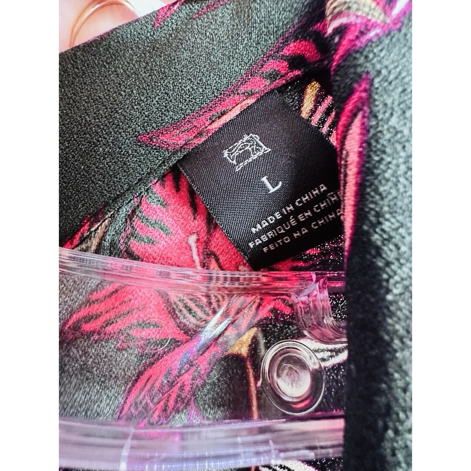 SCOTCH&SODA Single Button Floral Regal Pattern Blazer Women's Size L Green Boss - Image 6