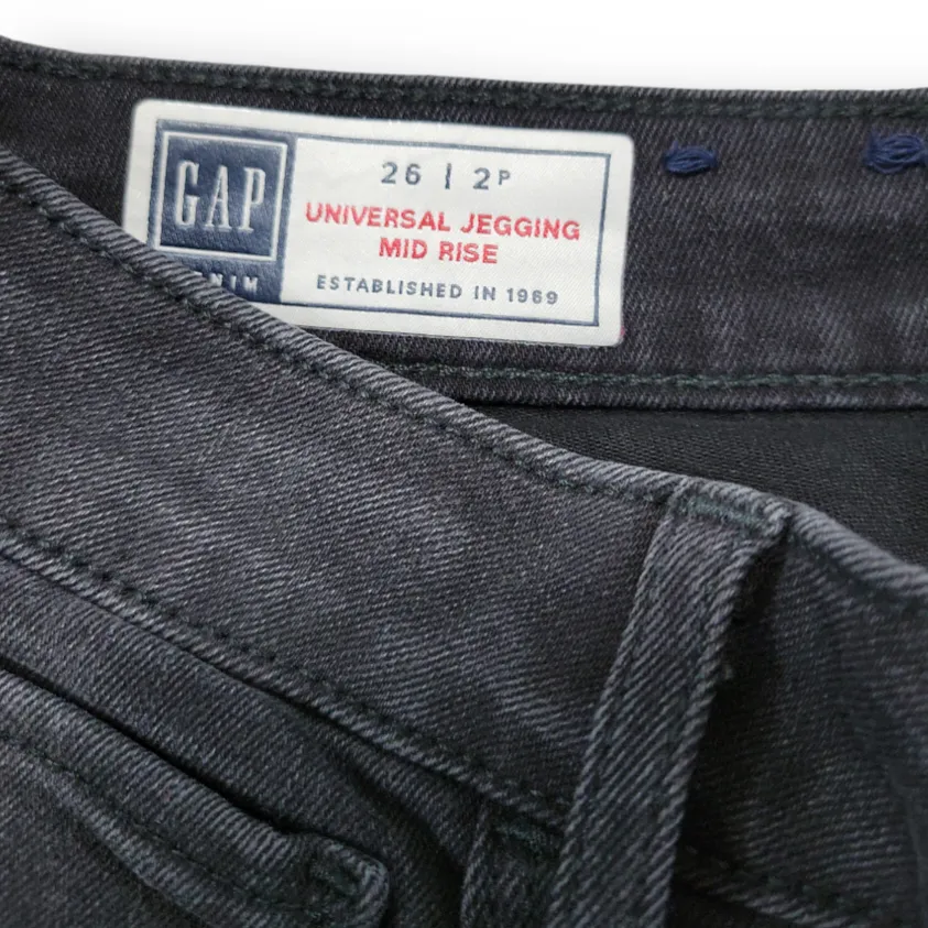 Gap Jeans Size 26 / 2P 25x25 Gap Denim Universal Jegging Mid Rise Jeans Stretch - Image 5